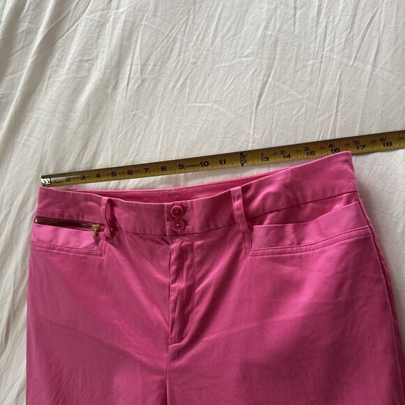 Vintage Lauren Ralph Lauren Pink Pants Women's 14 Petite Chino - Picture 7 of 11